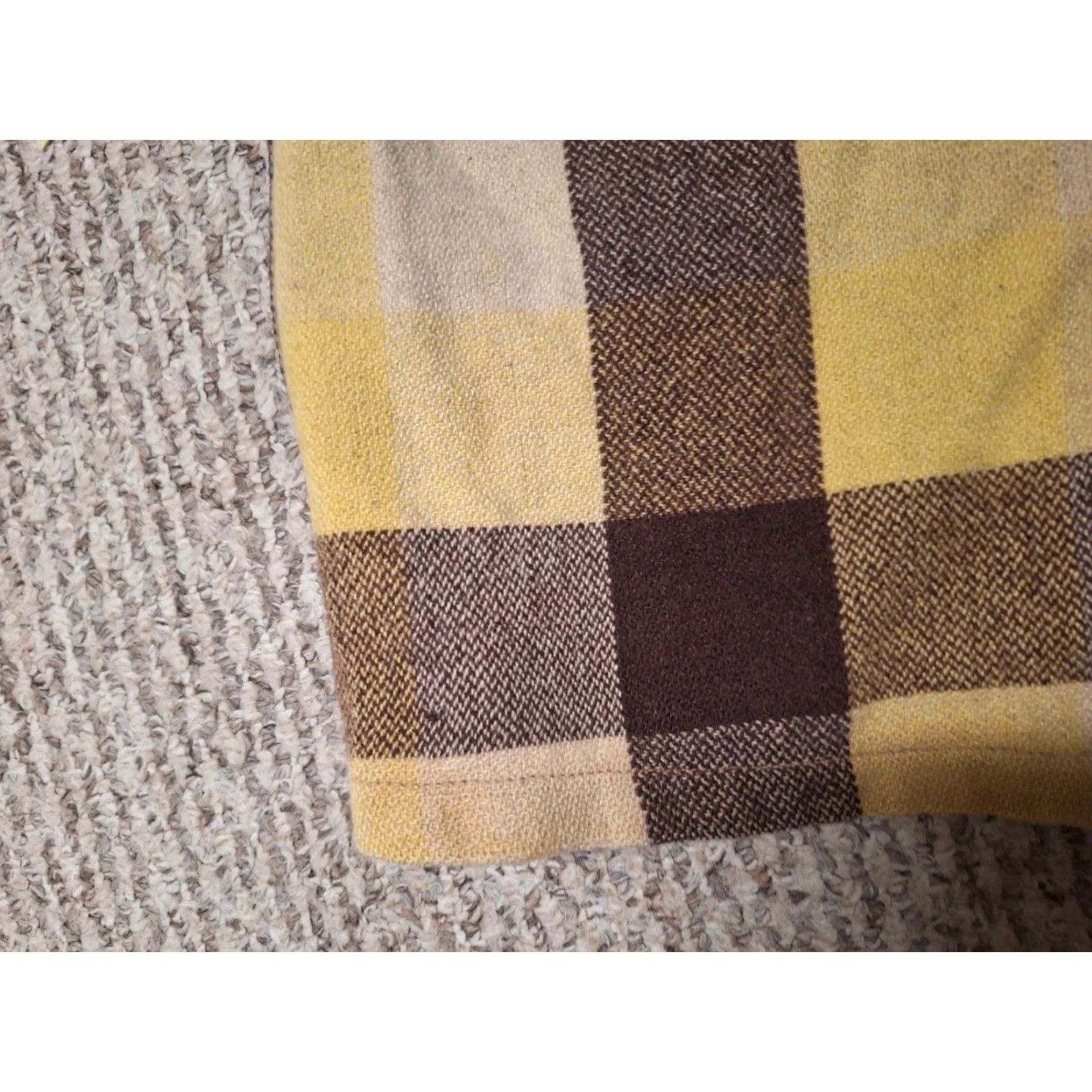 Vintage VINTAGE Buck Skein Joe Jacket Wool Full Zip Plaid S/M Unisex Adults Brown 40s/50s Mens Womens Size US S / EU 44-46 / 1 - 4 Thumbnail