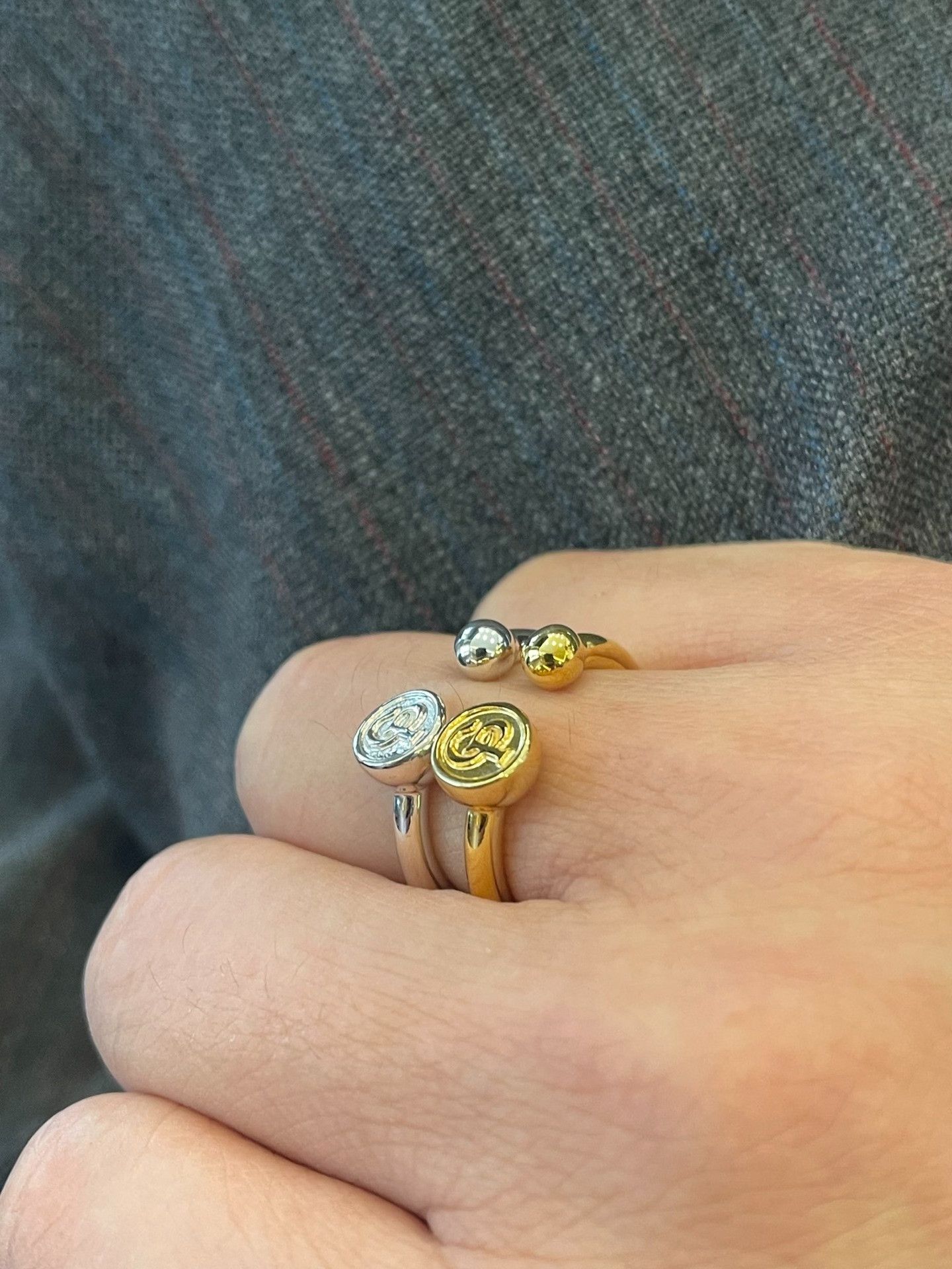 Other Cootie Symbol Gap Ring Size ONE SIZE - 1 Thumbnail