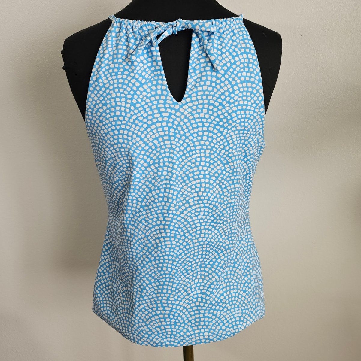 J.McLaughlin EUC J.McLaughlin Catalina Cloth Blue Built-In Bra Tank Top S Size S / US 4 / IT 40 - 3 Thumbnail