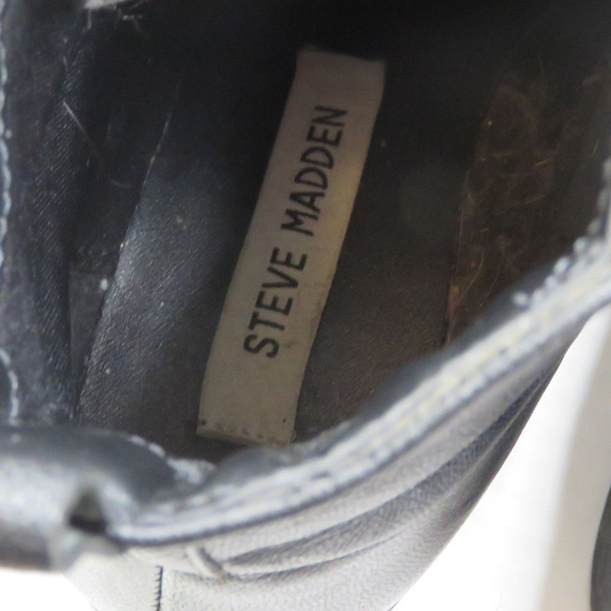 Steve Madden Steve Madden Black Leather Combat Boots Size 8 Size US 8 / IT 38 - 10 Thumbnail