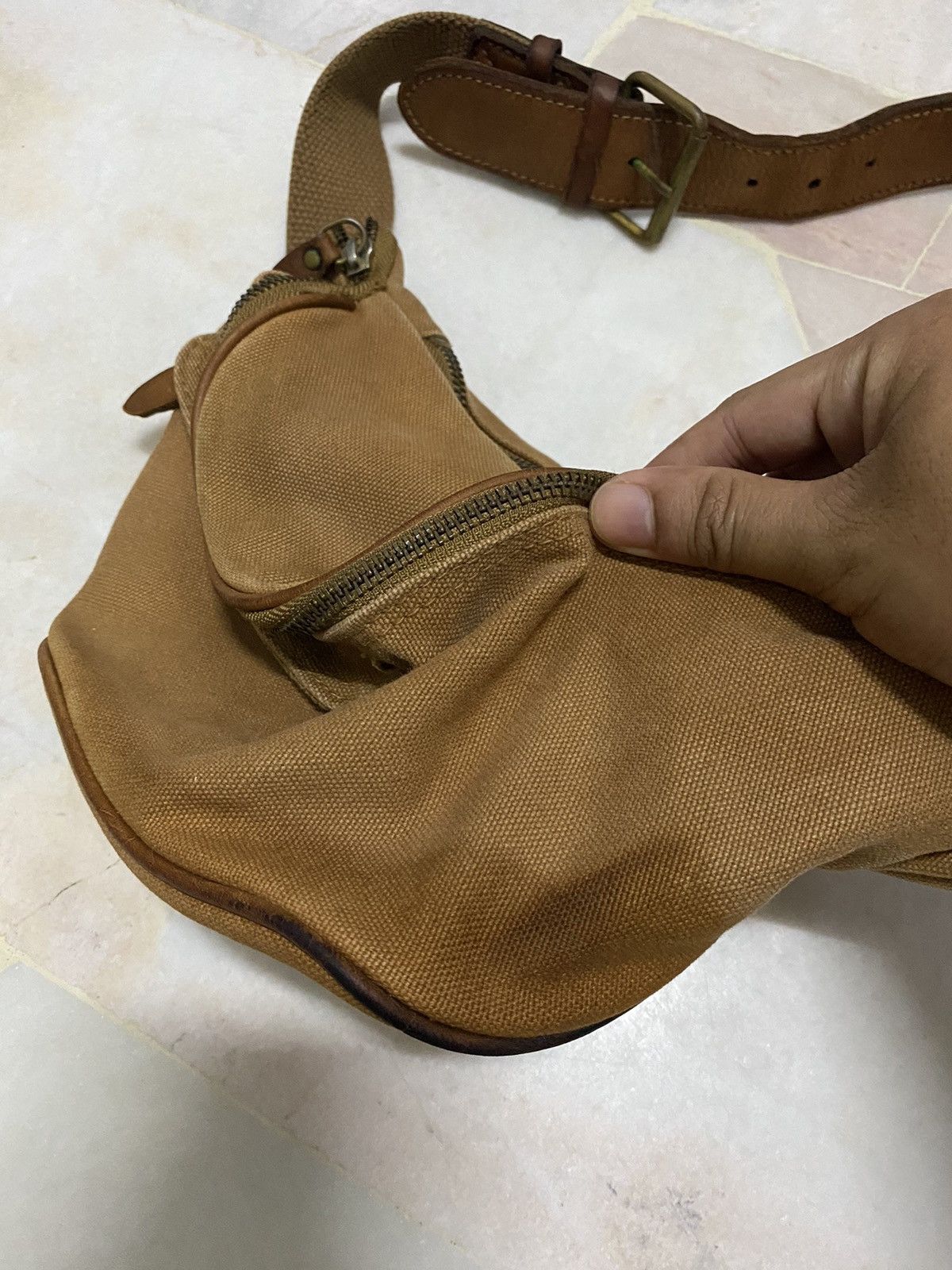 Polo Ralph Lauren Vintage Polo Ralph Lauren waist/crossbody canvas bag Size ONE SIZE - 6 Thumbnail