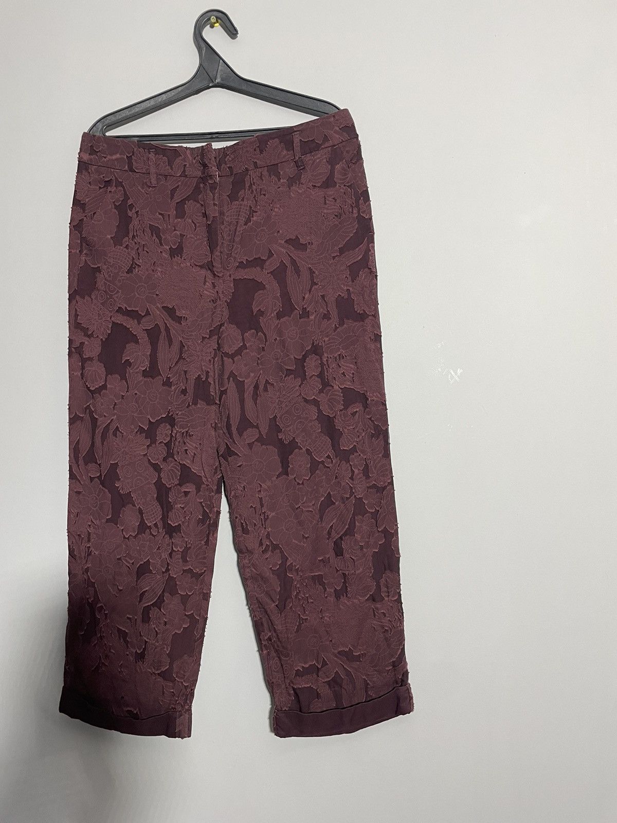 DOROTHEE SCHUMACHER × Designer Dorothee Schumacher Avant Garde Floral Pants size 4 Size 27" / US 4 / IT 40 - 4 Thumbnail