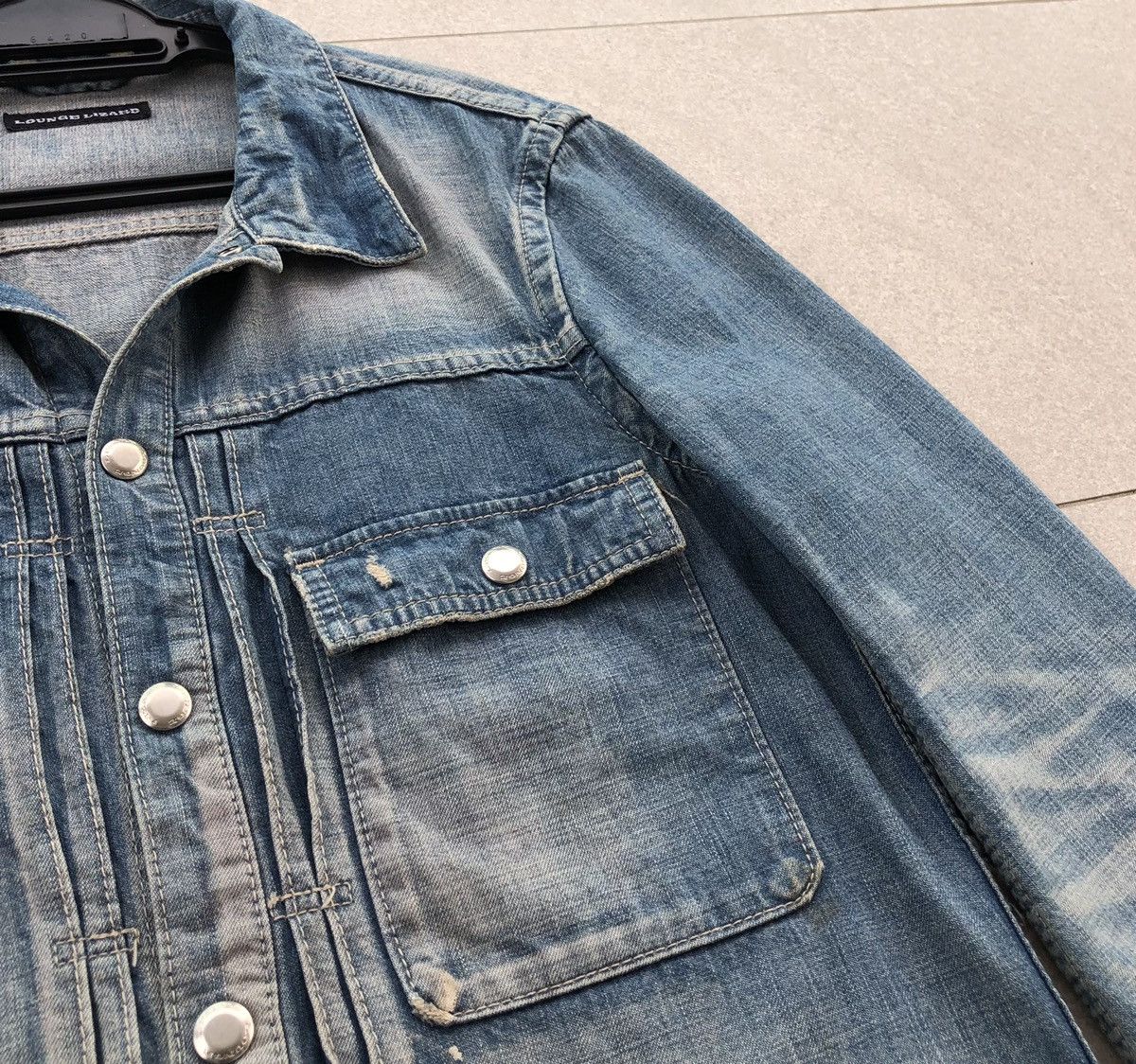 Lounge Lizard Japanese Brand Loung Lizard Type 1 Denim Jacket Jacket Size S / US 4 / IT 40 - 5 Thumbnail