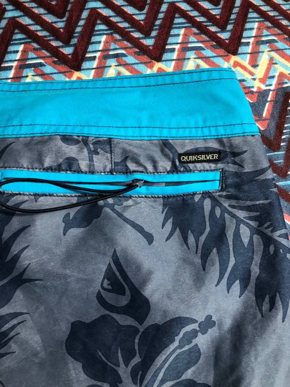 Quiksilver × Vintage Y2K Quiksilver Men’s Board Swimming Shorts Size US 30 / EU 46 - 8 Thumbnail