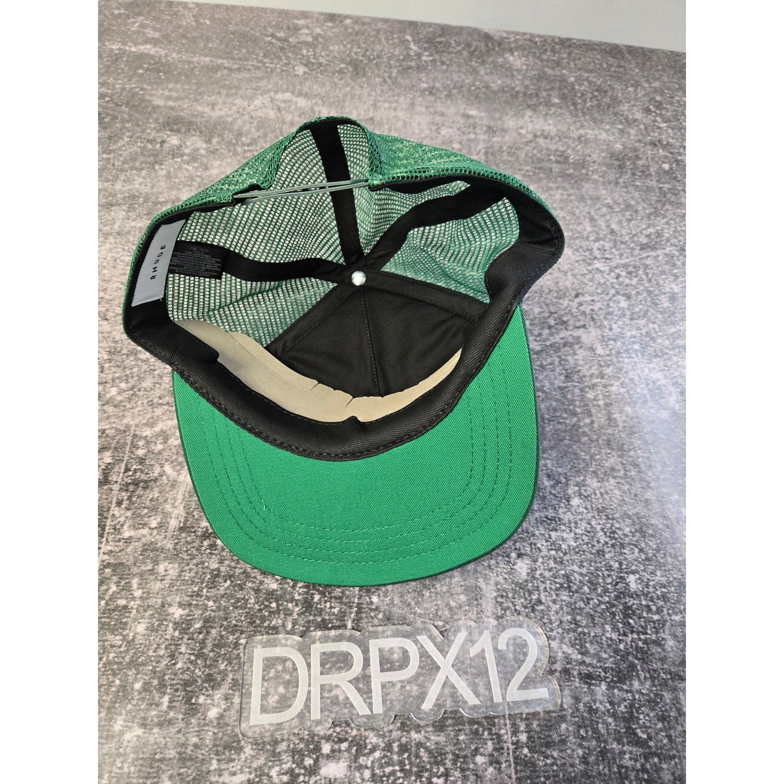 Rhude RHUDE Eagle Dream Green Trucker Hat O/S New! Size ONE SIZE - 5 Thumbnail
