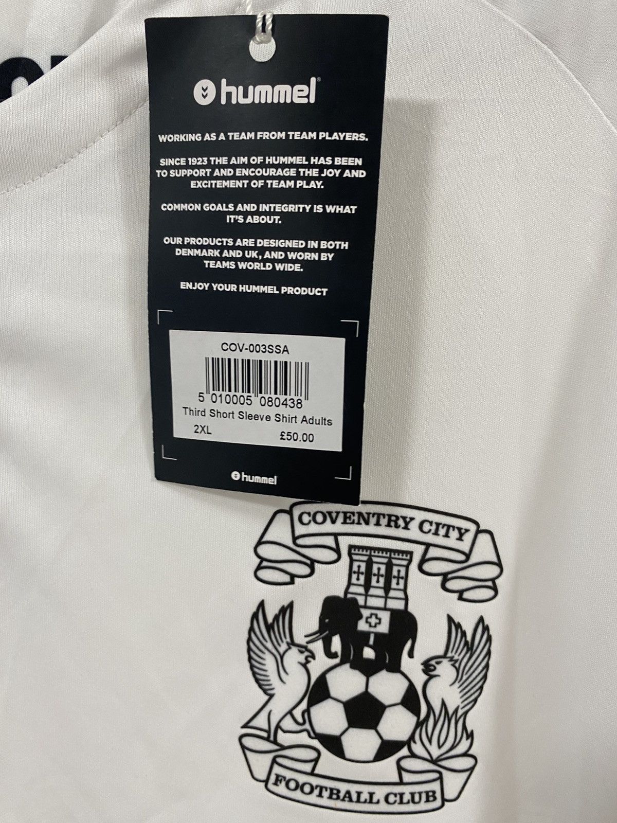Hummel Coventry City 2019-20 Third Shirt 40 years 2 tone Size: XXL Size US XXL / EU 58 / 5 - 4 Thumbnail