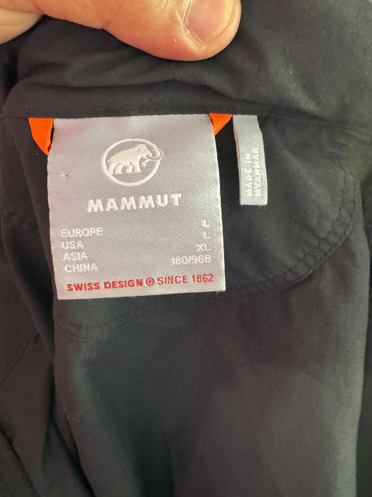 Mammut Mammut Pertex Outdoor Jacket 🖤🌧️ Size US L / EU 52-54 / 3 - 8 Thumbnail