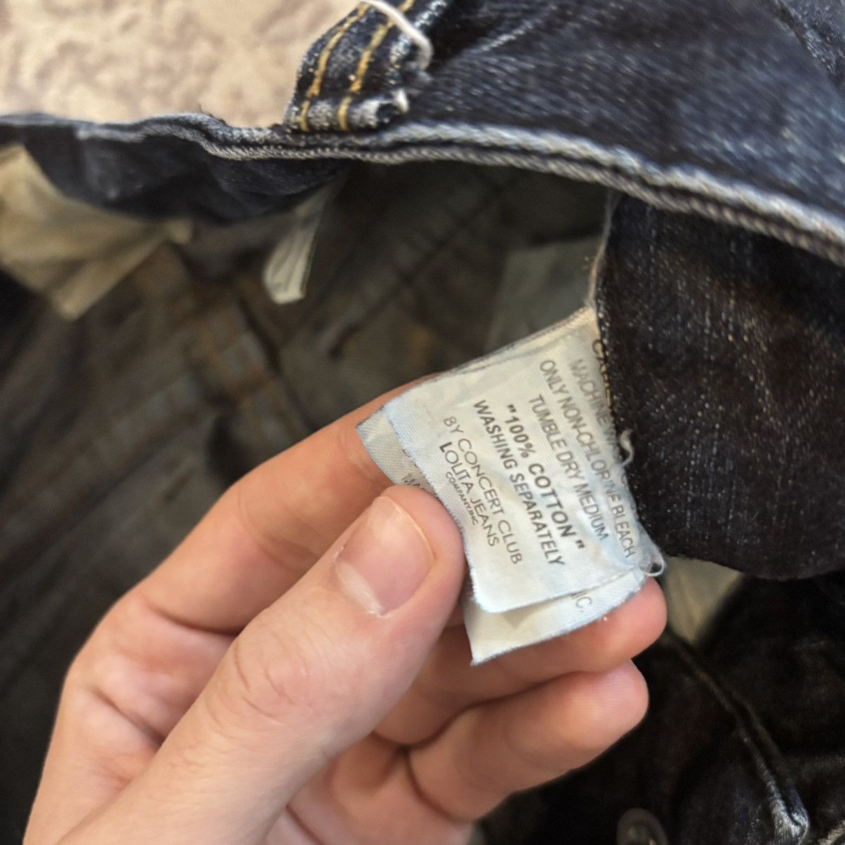 Tornado Mart Lolita Whisker Zebra Pocket Flared Mudwash Denim Japanese Size US 30 / EU 46 - 7 Thumbnail