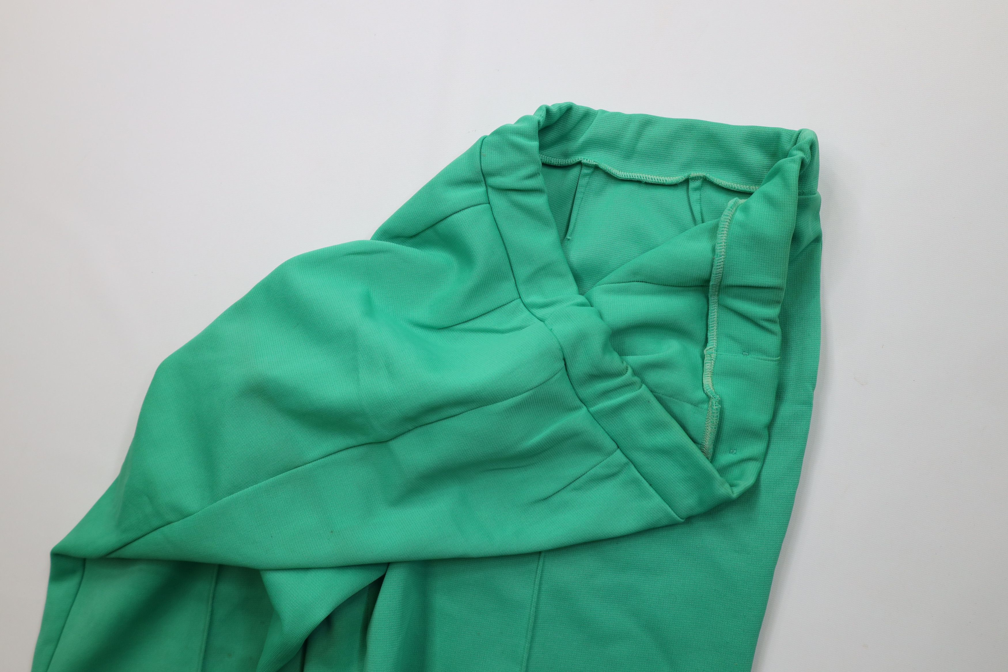 Vintage Vintage 70s Streetwear Wide Leg Bell Bottoms Pants Green Size 32" / US 10 / IT 46 - 11 Thumbnail