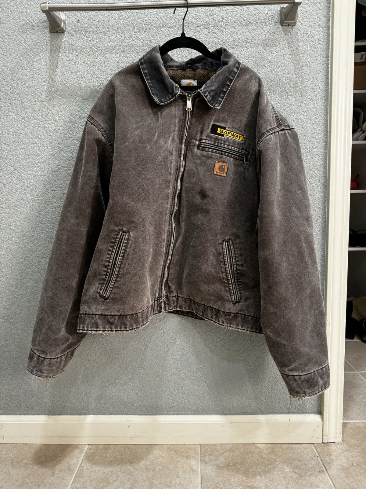 image of Carhartt Detroit Jacket in Brown, Men's (Size 2XL)