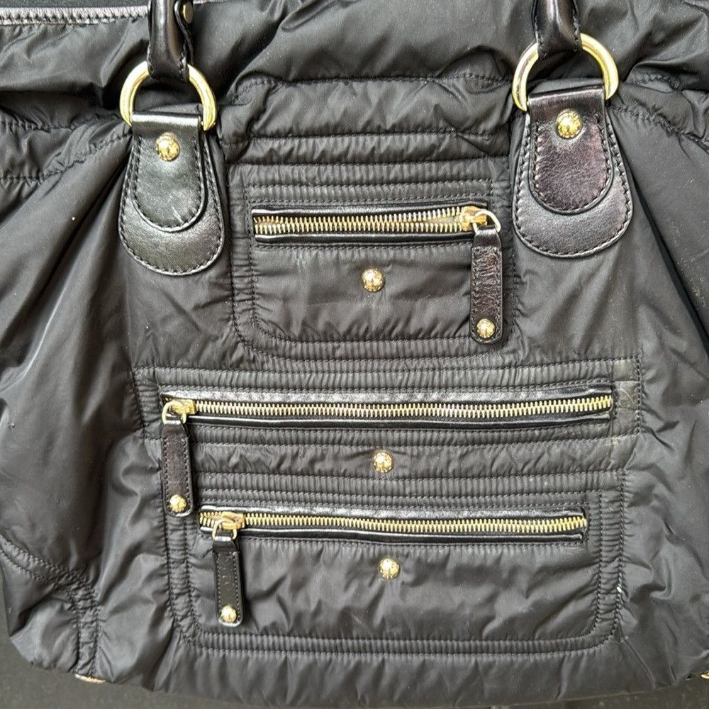 Tod's Tod’s black nylon & leather multi zipper pocket gold hardwa Size ONE SIZE - 2 Thumbnail