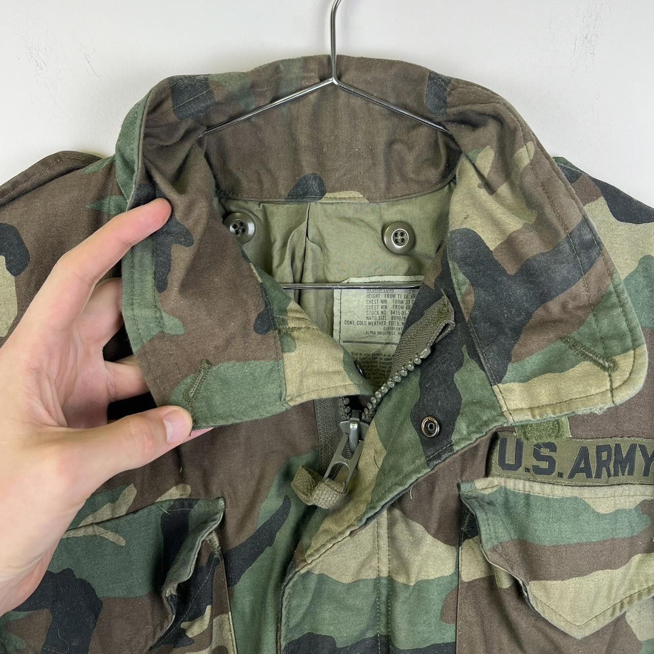 Alpha Industries Vintage Alpha Industries U.S. Army Camouflage Field Jacket Size US M / EU 48-50 / 2 - 3 Thumbnail