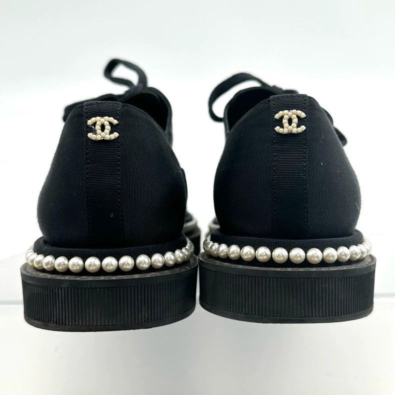 Chanel Chanel Black Pearl Embellished Flat Shoes -2505 Size US 6 / IT 36 - 5 Thumbnail
