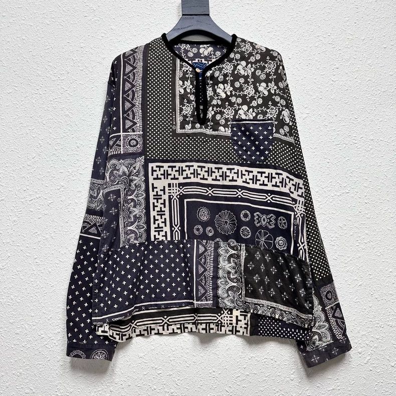 Visvim visvim Cashew Linen Long Sleeve Shirt 2505-Nextarrow Size US S / EU 44-46 / 1 - 1 Thumbnail