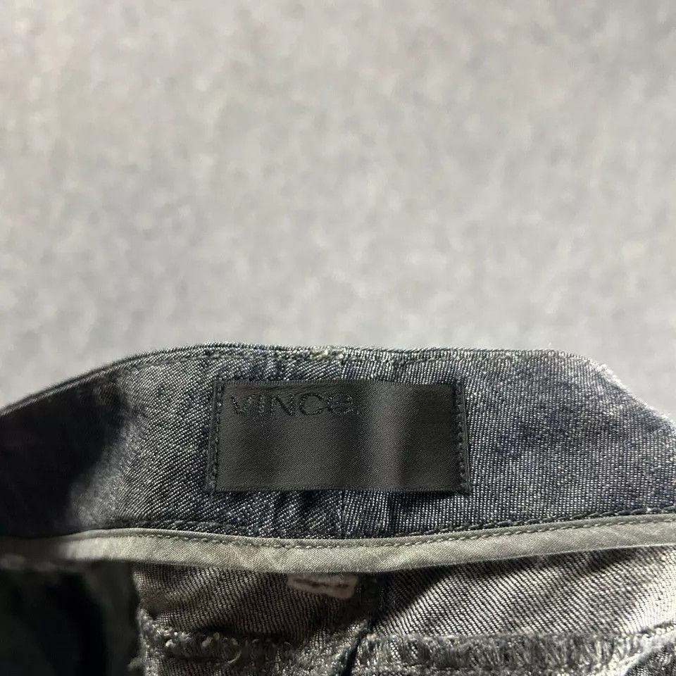 Vince Vince Pants Womens 26 Blue Cargo Tapered Leg Lyocell Linen Size 30" / US 8 / IT 44 - 8 Thumbnail