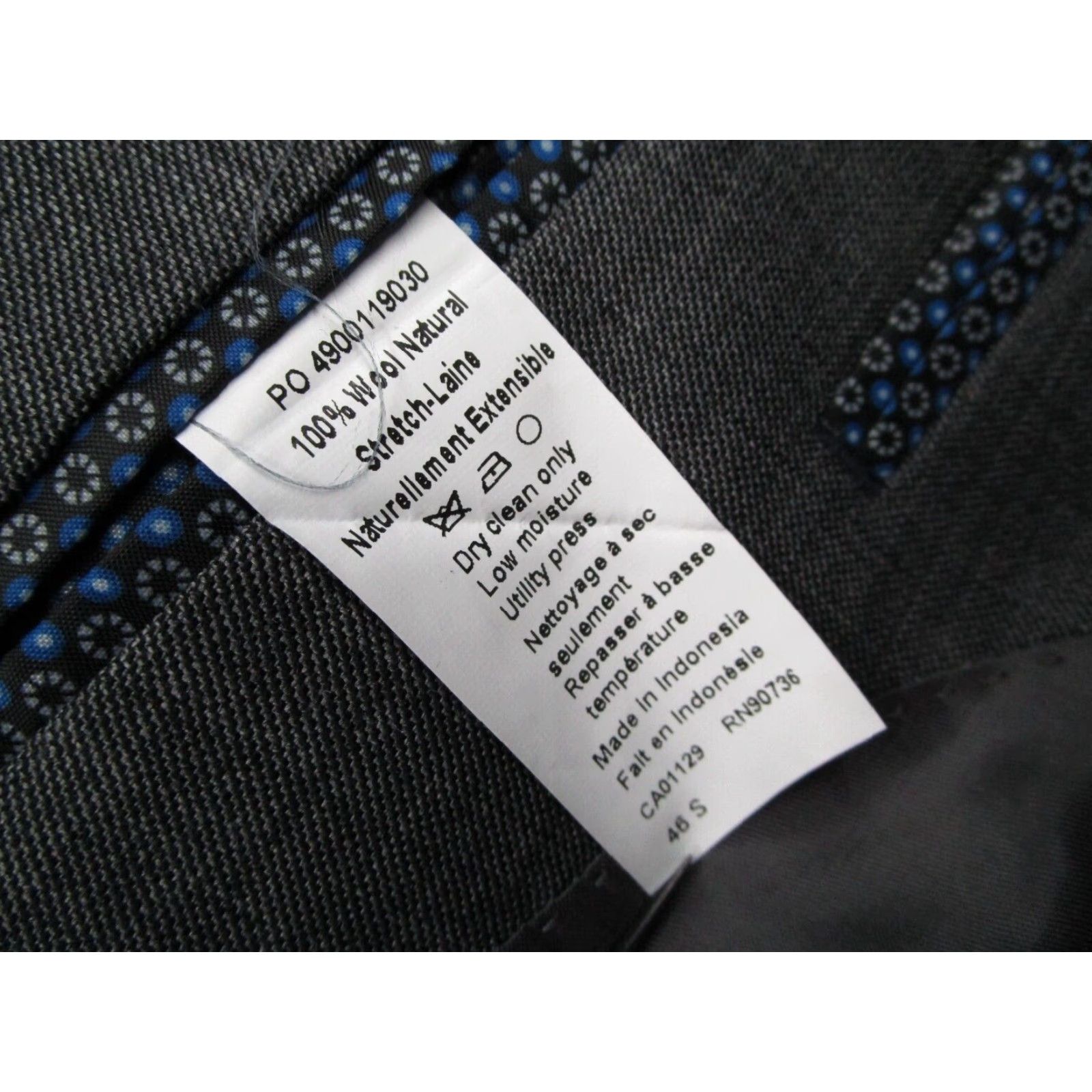 Ralph Lauren Lauren Ralph Lauren Gray Wool Blazer Mens 46 Short Classic 2 Button Size US 30 / EU 46 - 5 Thumbnail