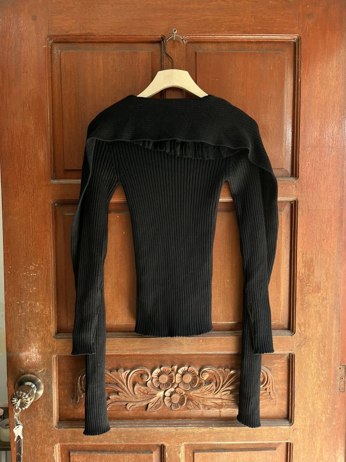 Jean Paul Gaultier JEAN PAUL GAULTIER RIBBED WOOL KNIT LONGSLEEVE Size M / US 6-8 / IT 42-44 - 8 Thumbnail