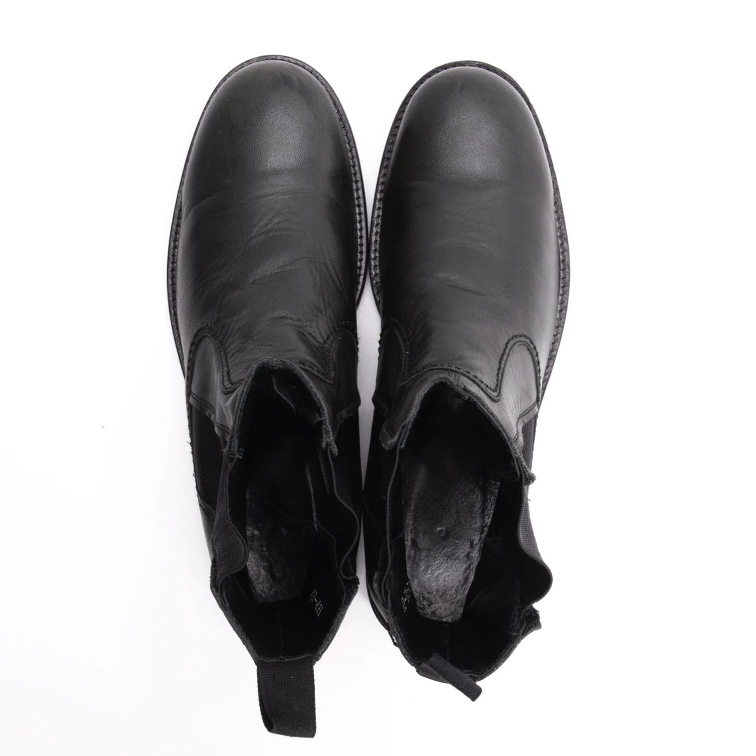 Yohji Yamamoto Yohji Yamamoto Black Leather Side Gore Boots Size US 9 / EU 42 - 10 Thumbnail