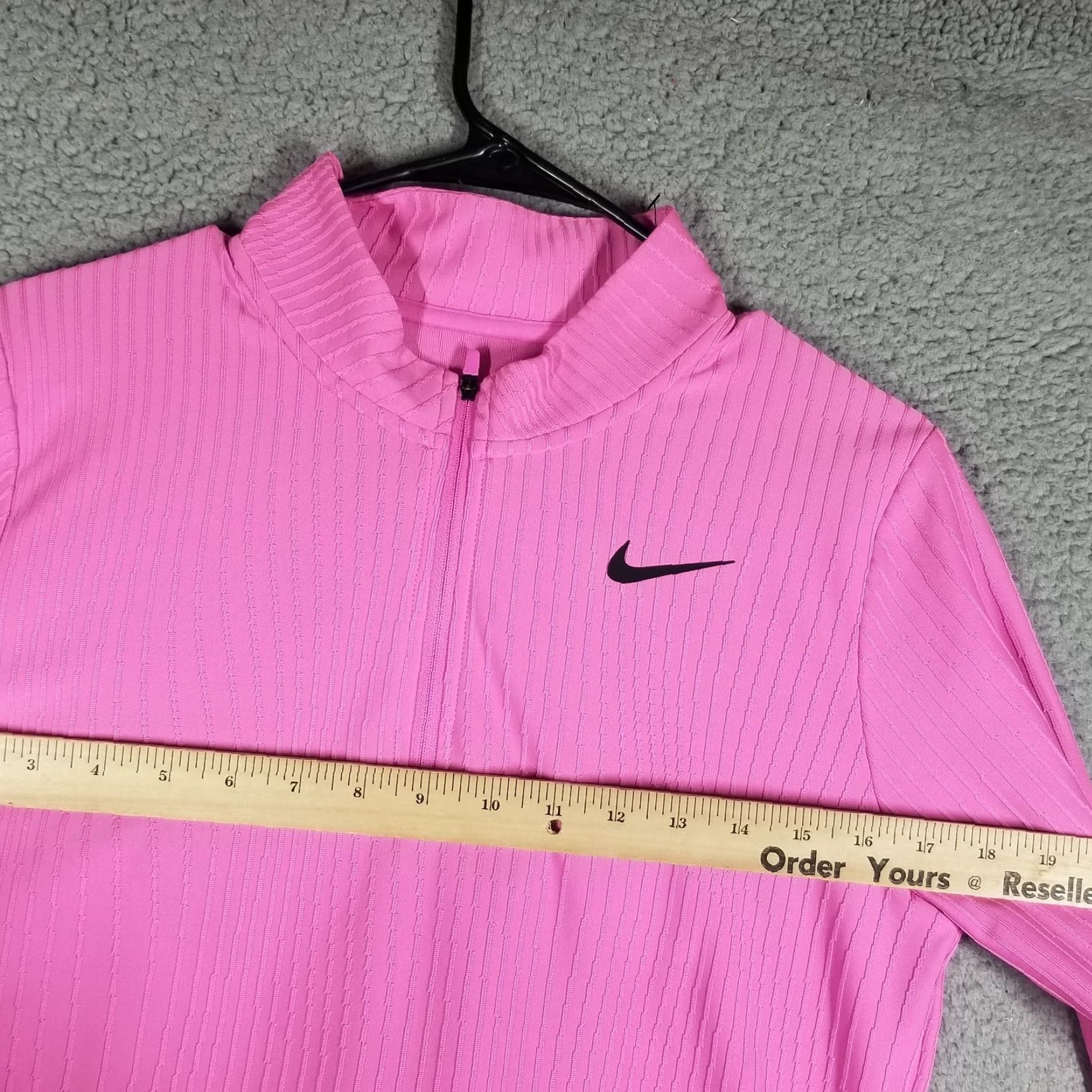 Nike Nike ADV Tour 1/2 Zip Golf Top Woman Small Pink FD5627 Rare Unreleased Sample Size S / US 4 / IT 40 - 4 Thumbnail