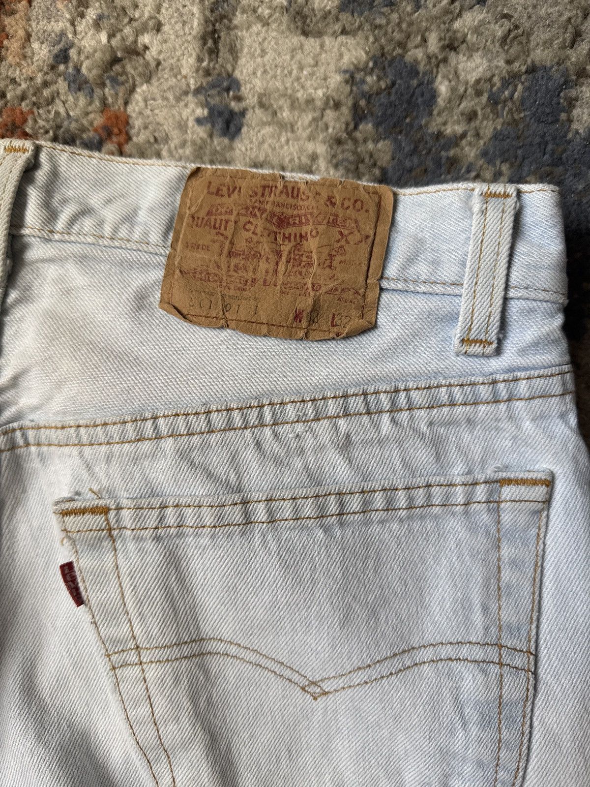 Levi's Vintage Clothing 32x32 vintage button up 501 light washes bkue Size US 32 / EU 48 - 2 Thumbnail