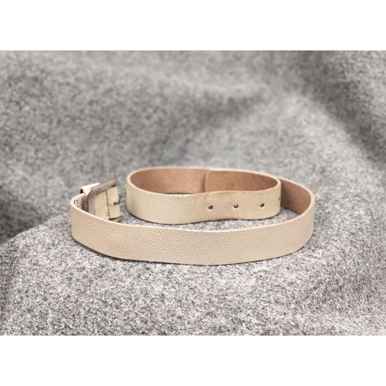 G-Star G Star raw Beige Genuine Leather Mini Logo Vintage Style Belt Size ONE SIZE - 7 Thumbnail