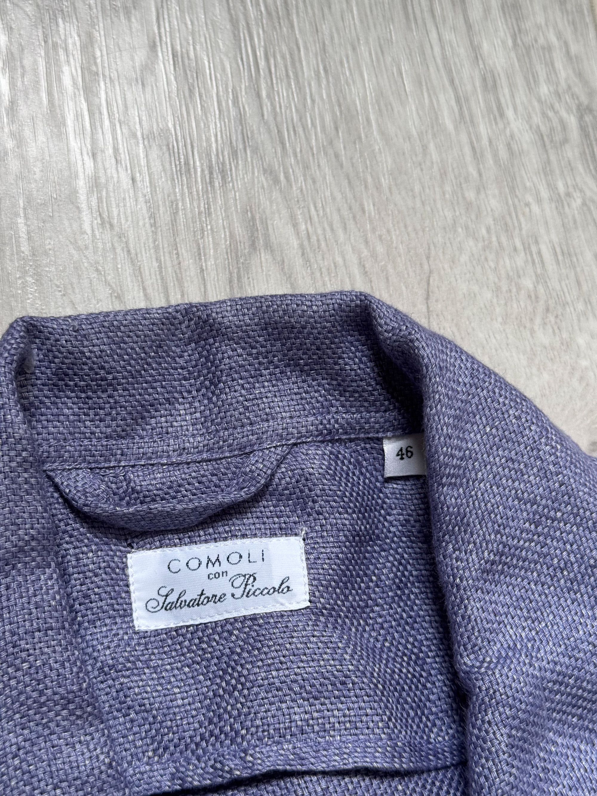 Comoli Comoli Japan 100% Linen Oversized Shirt Size 2 (46) - M Size US M / EU 48-50 / 2 - 7 Thumbnail