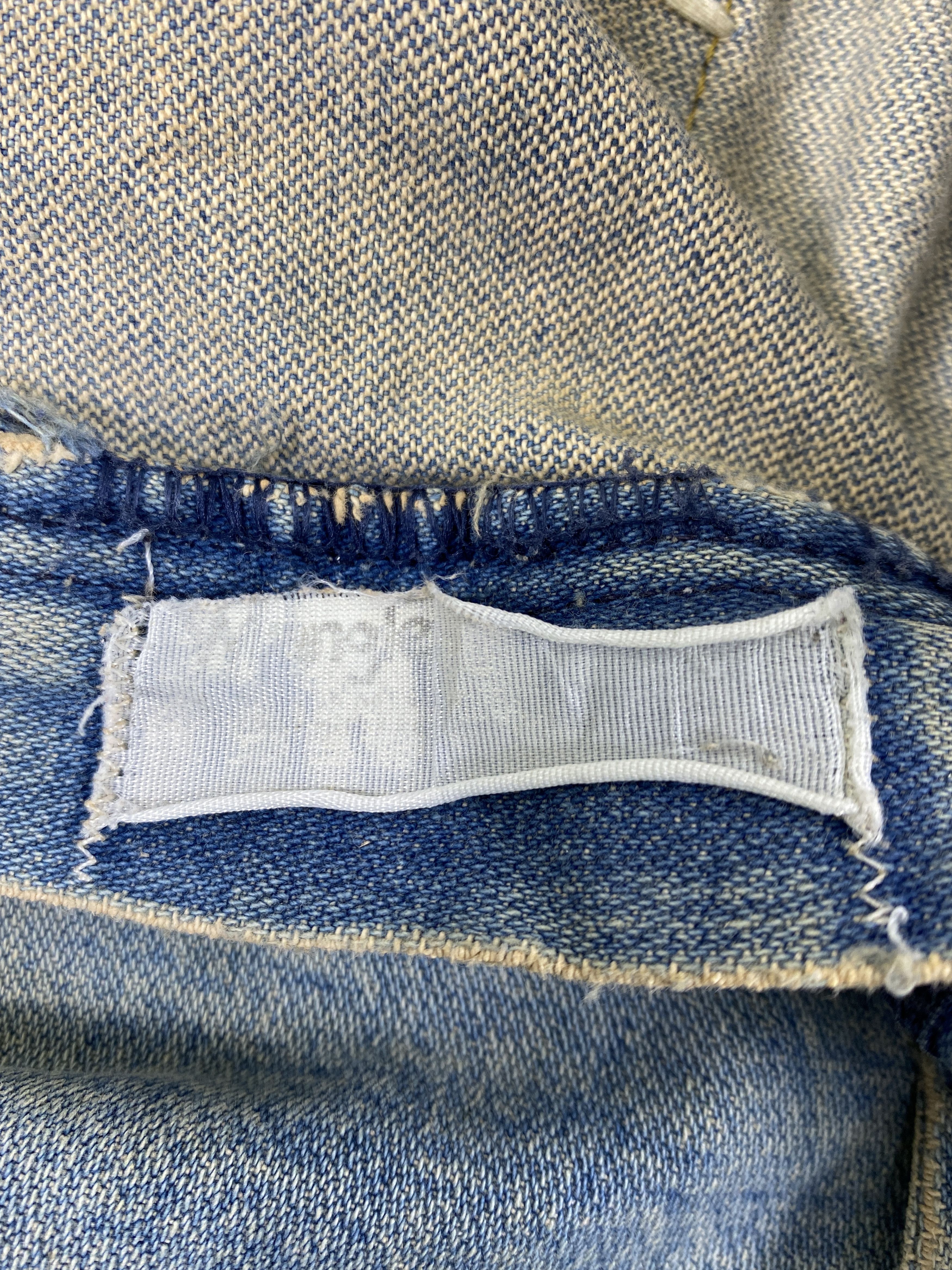 Japanese Brand Distressed Blue Vintage Wrangler Jeans 32x28.5 Denim- JN3525 Size US 32 / EU 48 - 10 Thumbnail