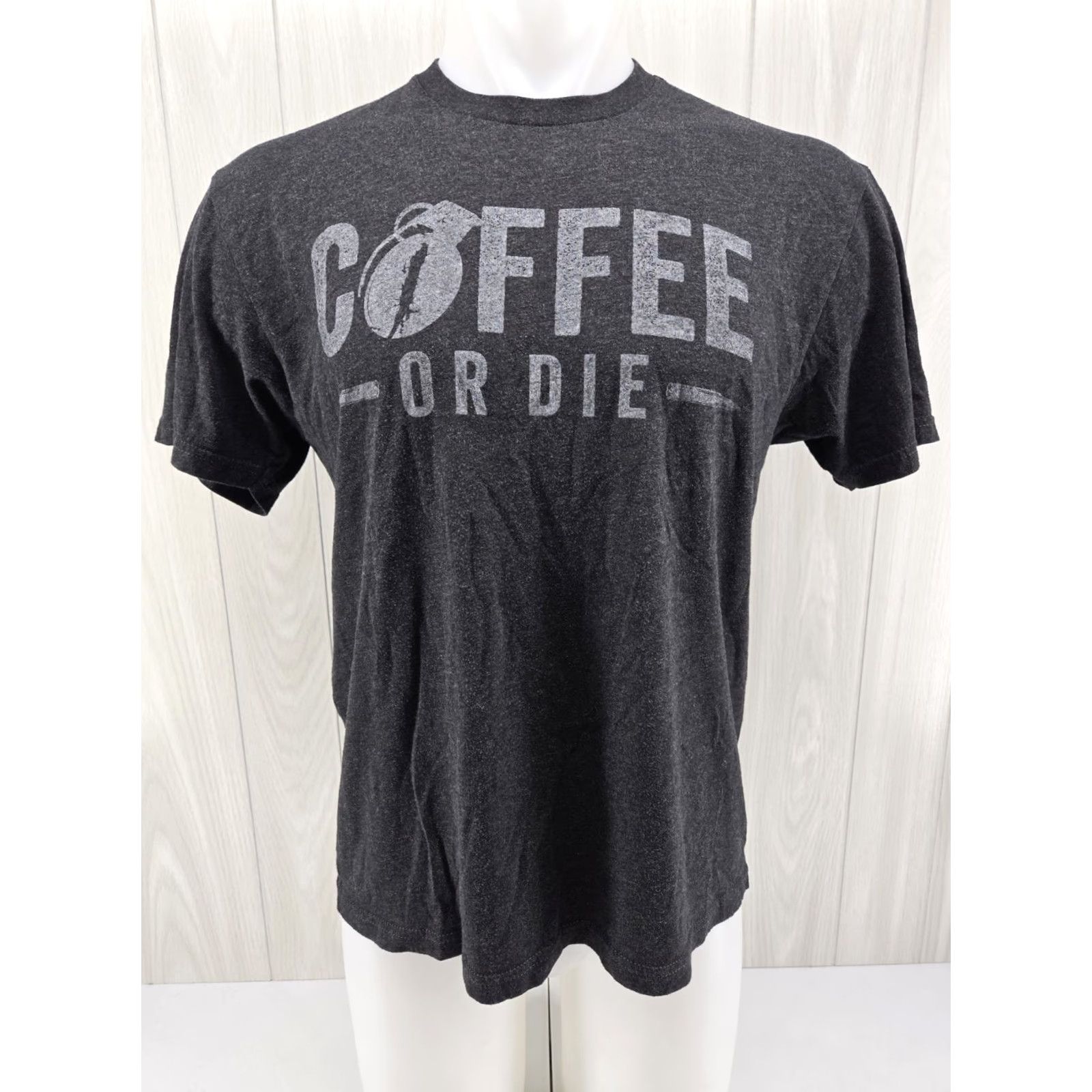 Vintage Black Rifle Coffee Company T-Shirt Gray Size L Short Sleeve Mens Coffee Or Die Shirt Size US L / EU 52-54 / 3 - 2 Thumbnail
