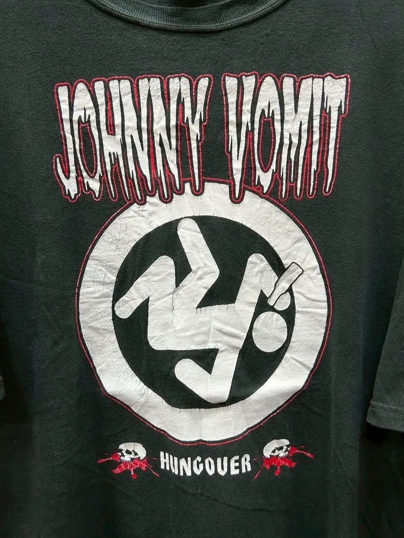 Band Tees Vintage 2000s Johnny Vomit Punk Band tshirt size 2XL Size US XXL / EU 58 / 5 - 3 Thumbnail