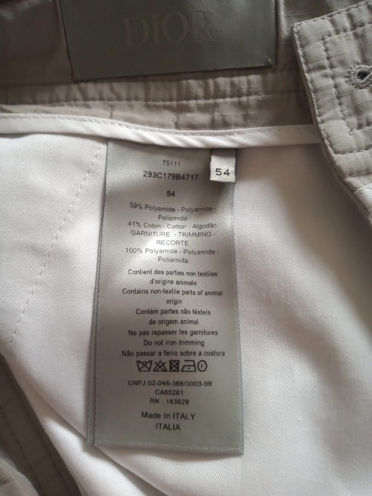 Dior Christian Dior Functional Buckle Shorts - Gray Size US 38 / EU 54 - 6 Thumbnail