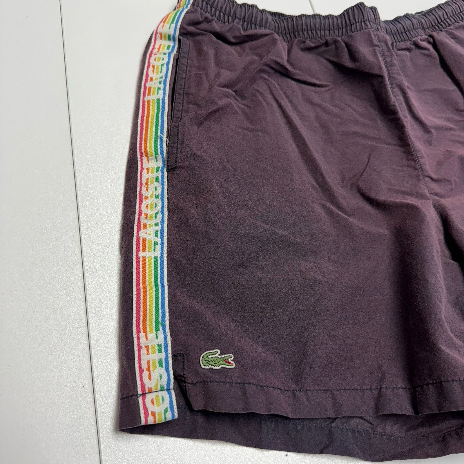Lacoste Lacoste Swim Shorts Mens Medium Mesh Lined Trucks Size US 30 / EU 46 - 3 Thumbnail