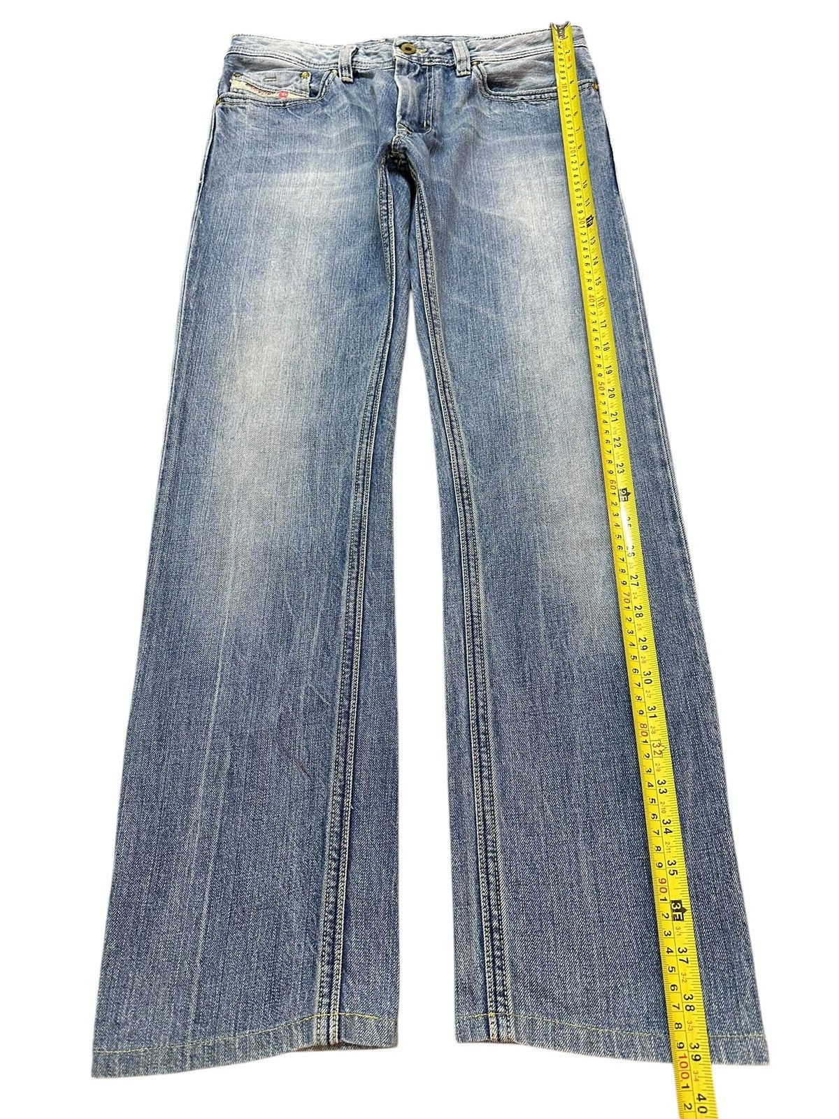 Diesel Vintage Diesel Industry Blue Faded Wash Style Jeans Size US 31 - 12 Thumbnail