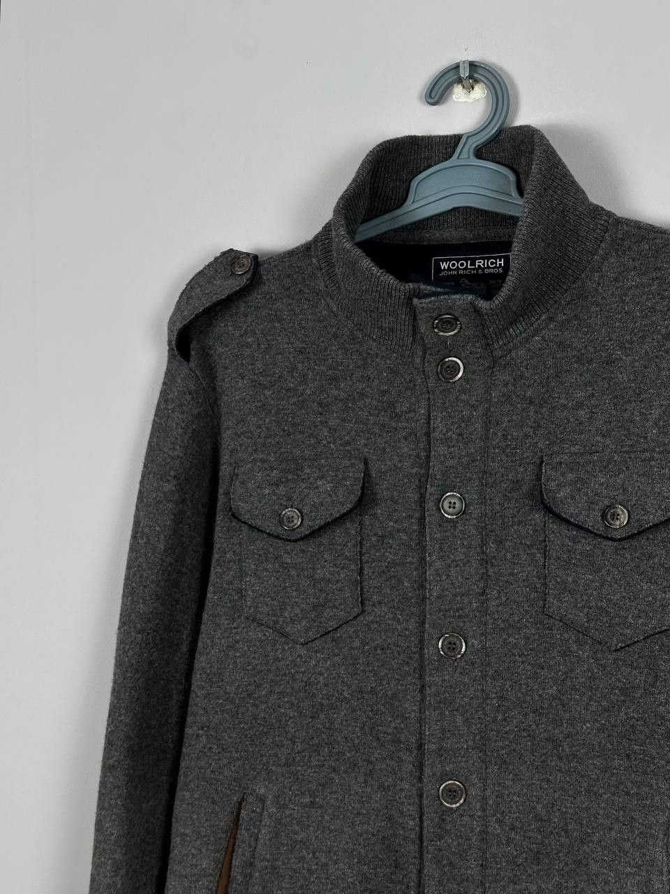 Woolrich Woolen Mills Woolrich Woolen Mills Grey Wool Multipocket Jacket Size US XXL / EU 58 / 5 - 3 Thumbnail