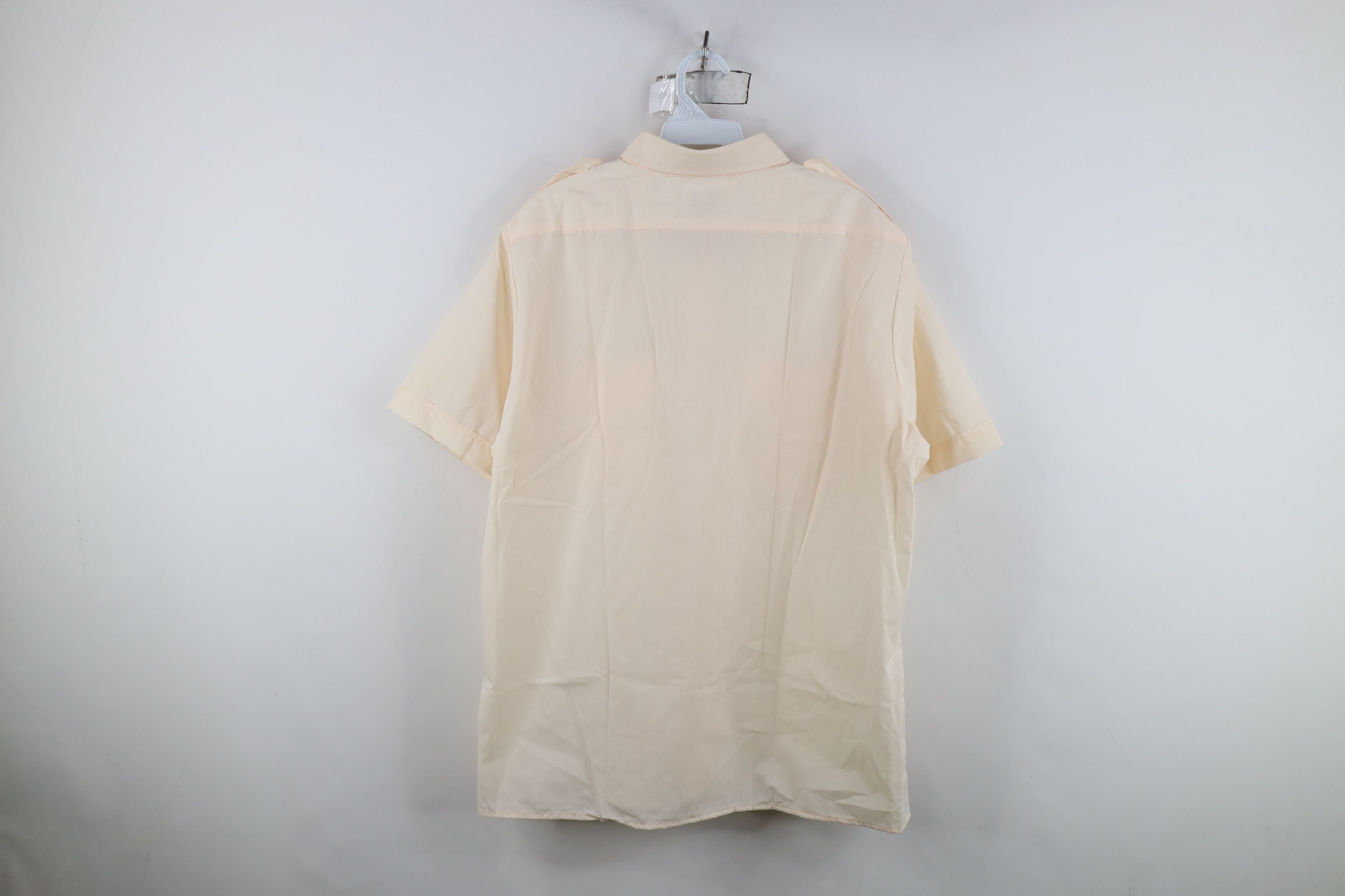 Vintage Vintage 70s Streetwear Safari Collared Button Shirt Pink Size US L / EU 52-54 / 3 - 12 Thumbnail