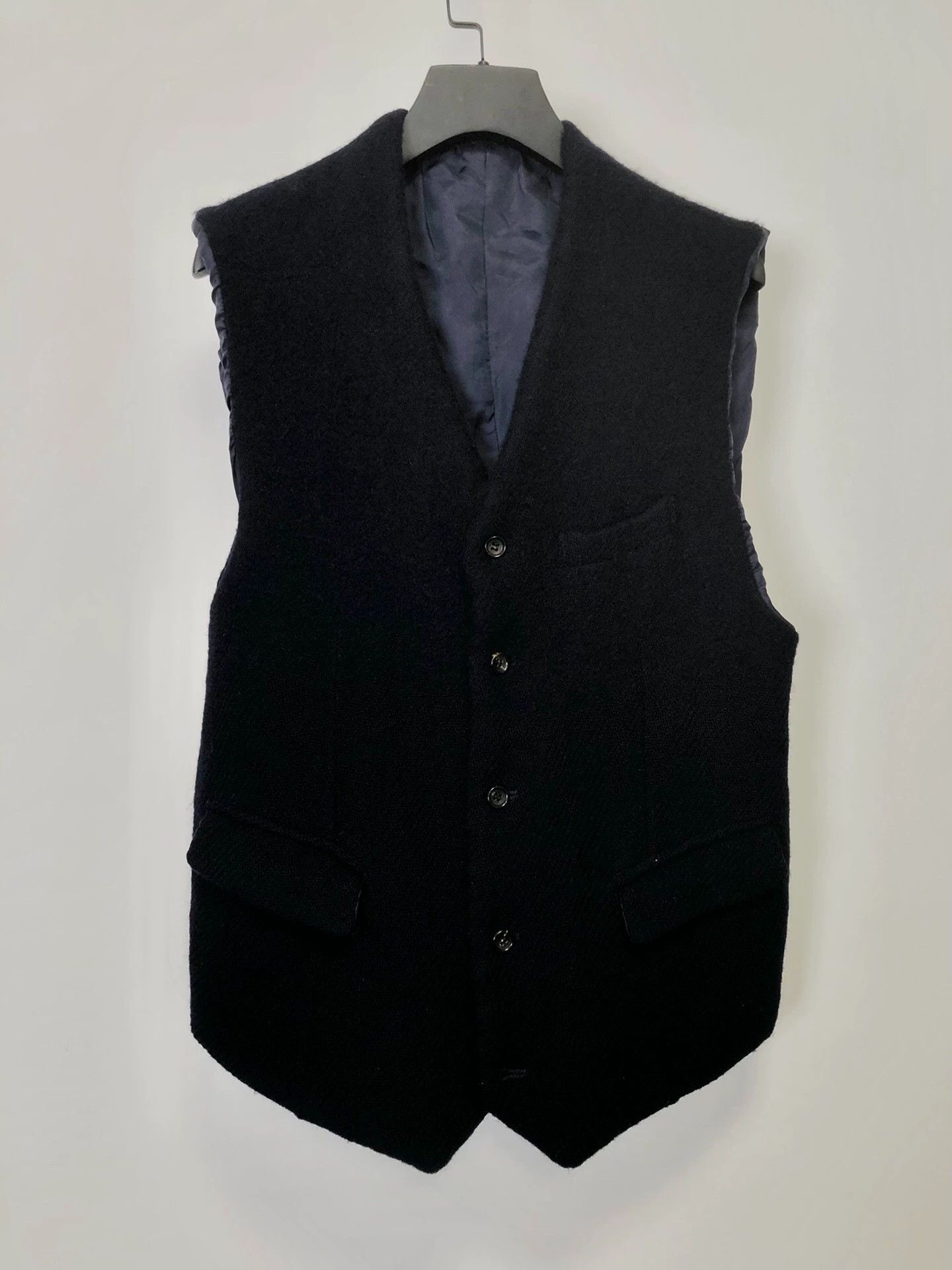 Comme des Garcons CDG 1994AW Homme Plus Felted Vest Rough & Soft Texture Size US M / EU 48-50 / 2 - 1 Thumbnail