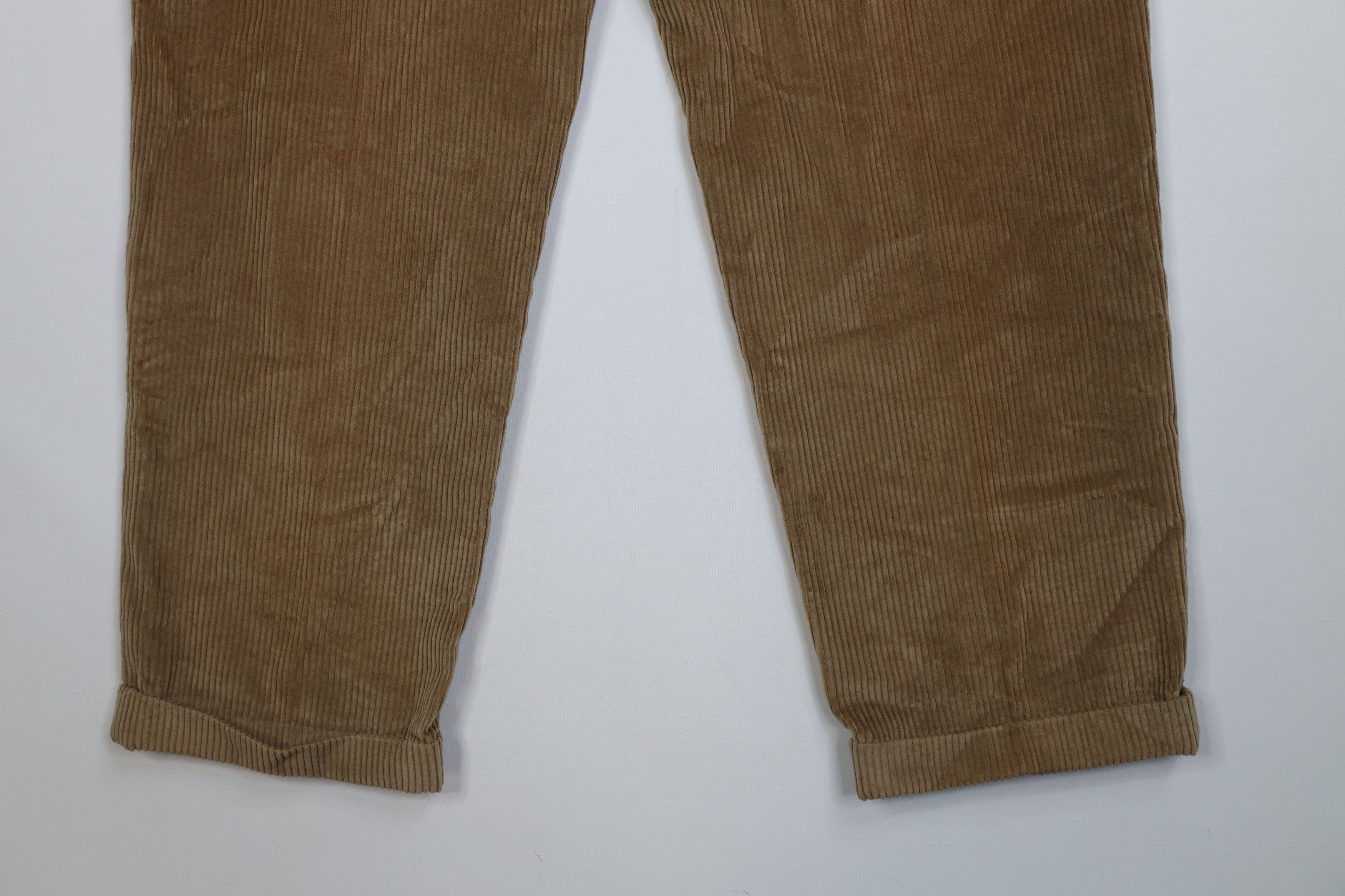 Vintage Vintage 90s Streetwear Relaxed Wide Leg Corduroy Chino Pants Size US 38 / EU 54 - 15 Thumbnail