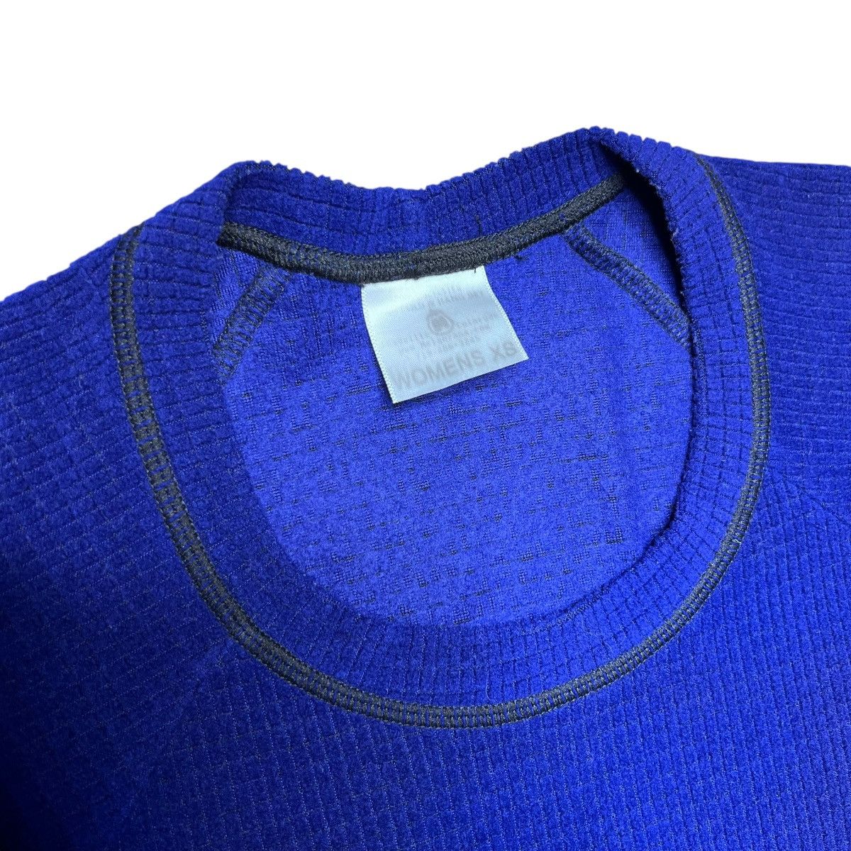 Melanzana Melanzana Micro Grid Dark Blue Polyester Pullover Crewneck Size M / US 6-8 / IT 42-44 - 2 Thumbnail
