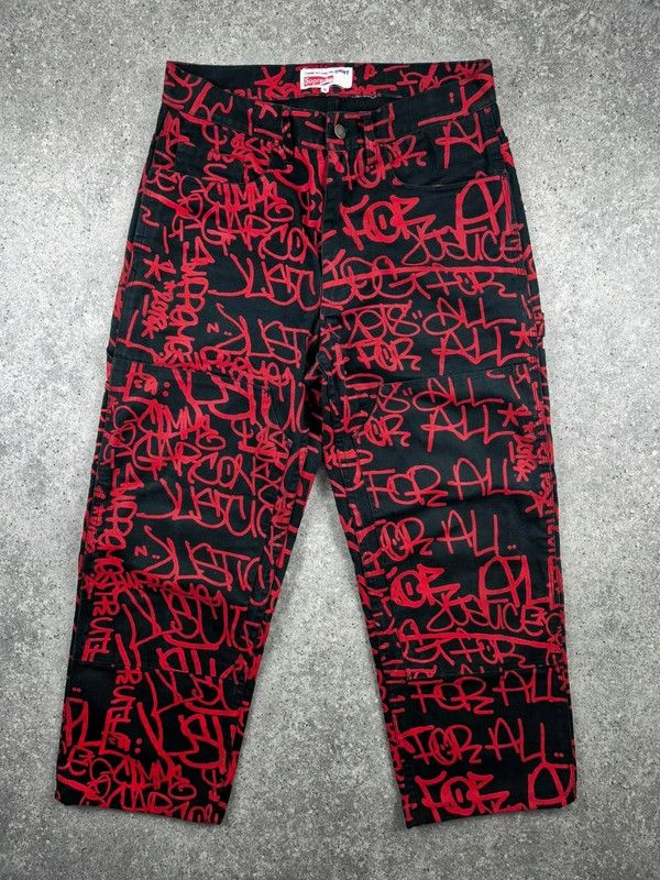 Supreme Supreme Comme Des Garçons Shirt Canvas Painter Pants Size 30 Size US 30 / EU 46 - 1 Thumbnail