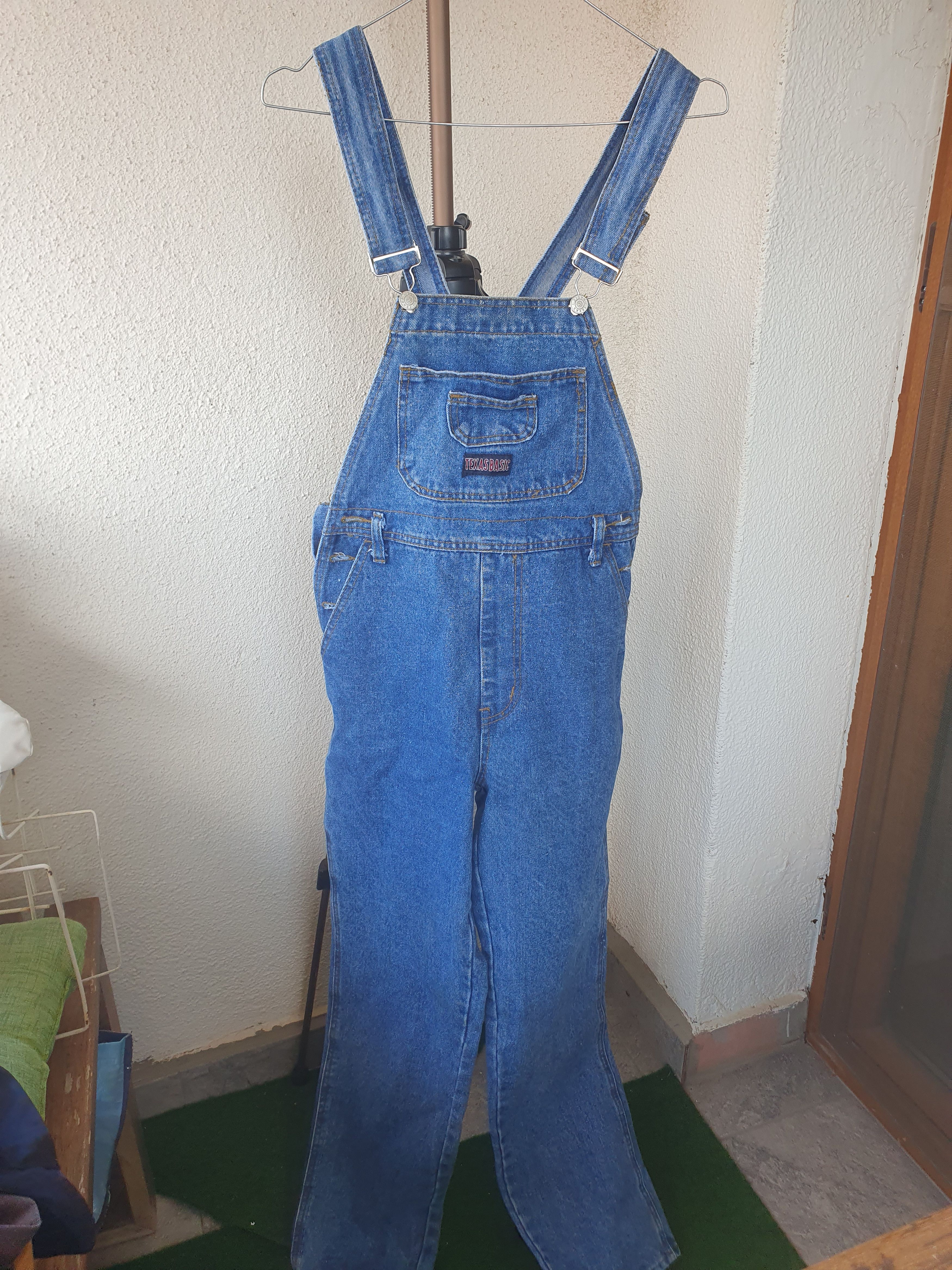 Vintage Texas Basic Authentic Jeanswear Vintage Denim Overall sz S Size US 29 - 2 Thumbnail