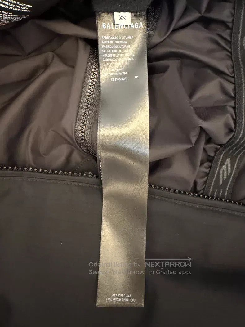 Balenciaga Balenciaga Zip-Up Hooded Printed Pattern Ski Jacket Size US XS / EU 42 / 0 - 4 Thumbnail