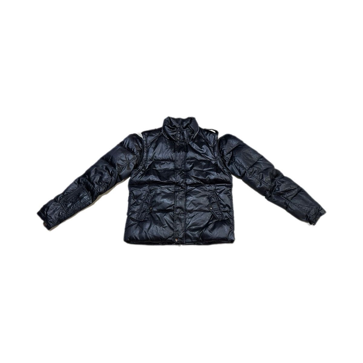 Tete Homme 🔥Tete Homme Issey Miyake Down Jacket Vest Detachable Sleeve Size US L / EU 52-54 / 3 - 3 Thumbnail