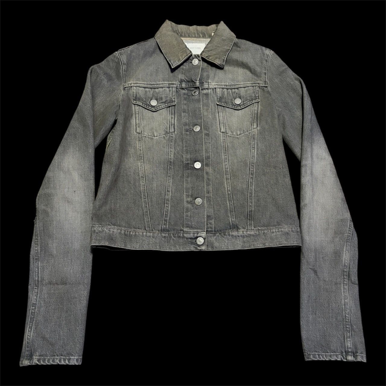 Helmut Lang Helmut Lang Archive Grey Raw Denim Jacket | Grailed