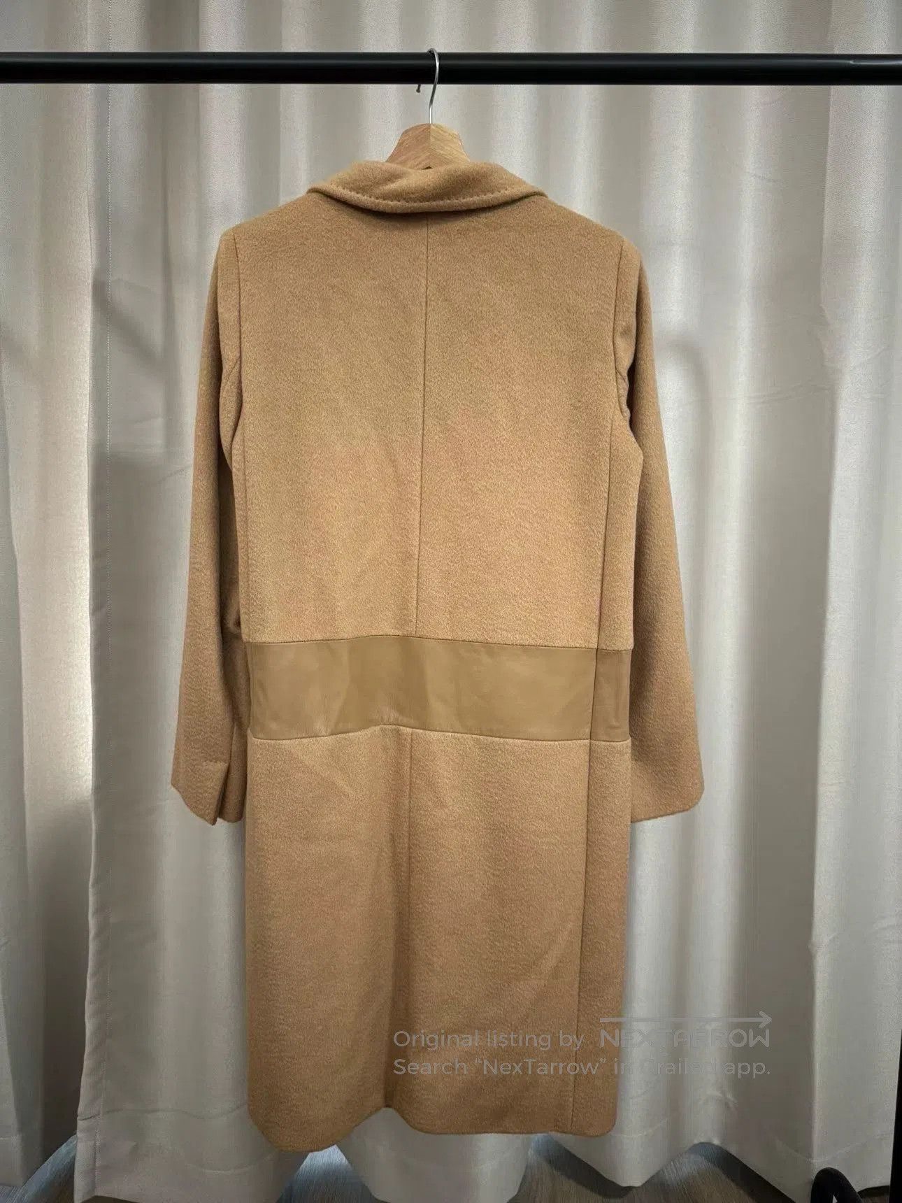 Max Mara MaxMara Camel Cashmere Spliced Coat. Size S / US 4 / IT 40 - 2 Thumbnail