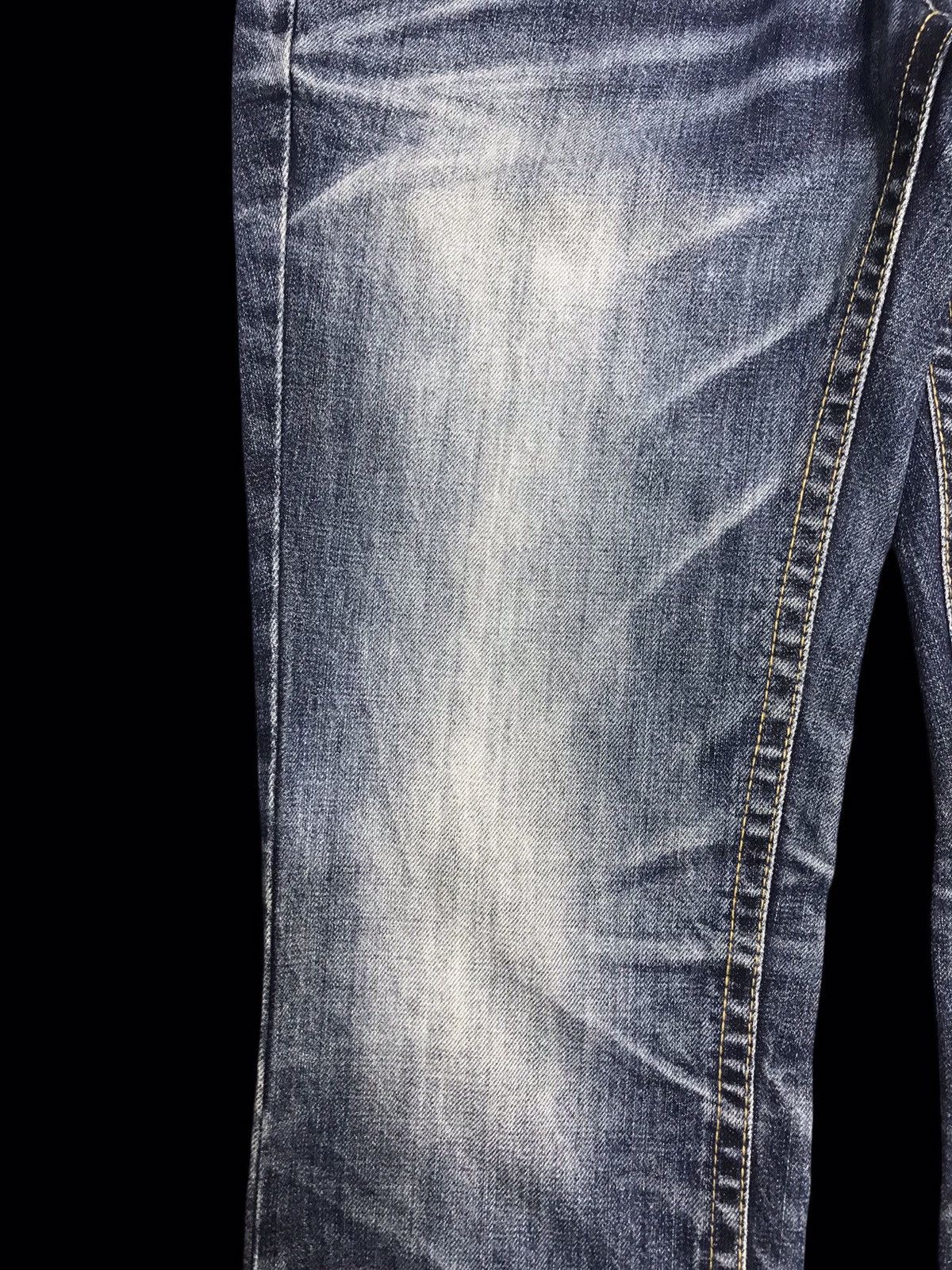 Seditionaries 💥VERY RARE💥LOLITA FLYING SKULL EMBROIDERY DENIM F384 Size US 31 - 8 Thumbnail