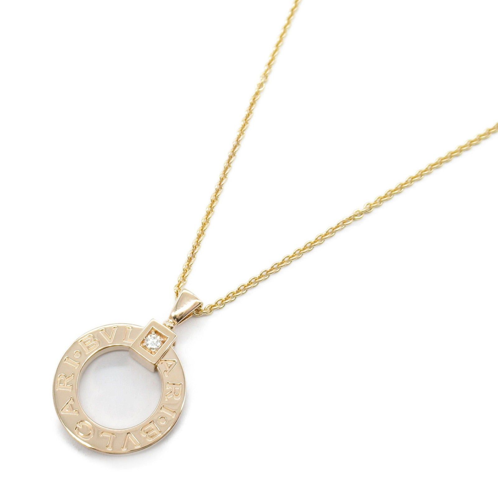 Bvlgari Bvlgari Bulgari Necklace 1Pd K18Pg (Pink Gold) Diamond Clear Size ONE SIZE - 1 Thumbnail