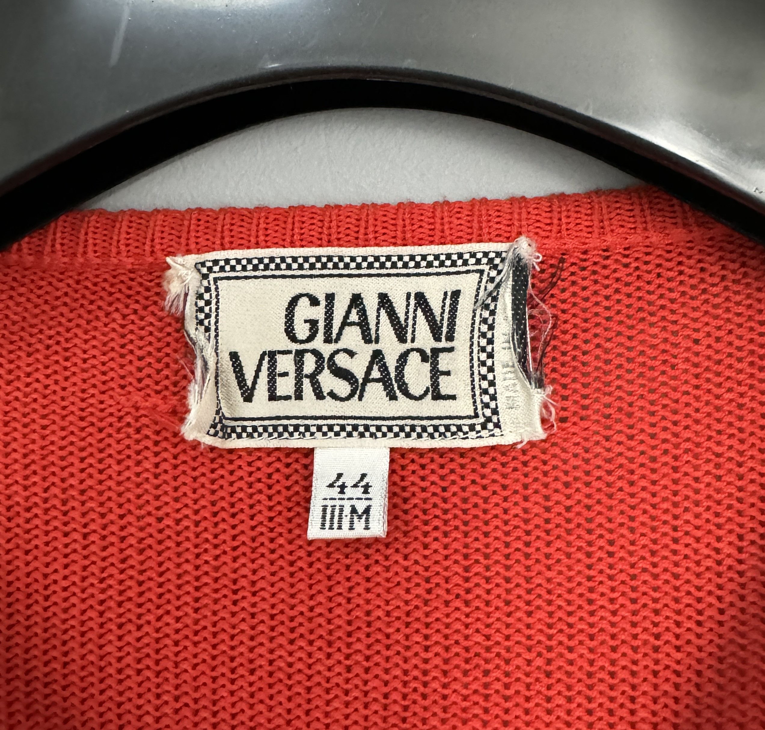 Versace Gianni Versace Wmns Sweater Crew Neck Jumper Rayon Size 44 Size M / US 6-8 / IT 42-44 - 7 Thumbnail