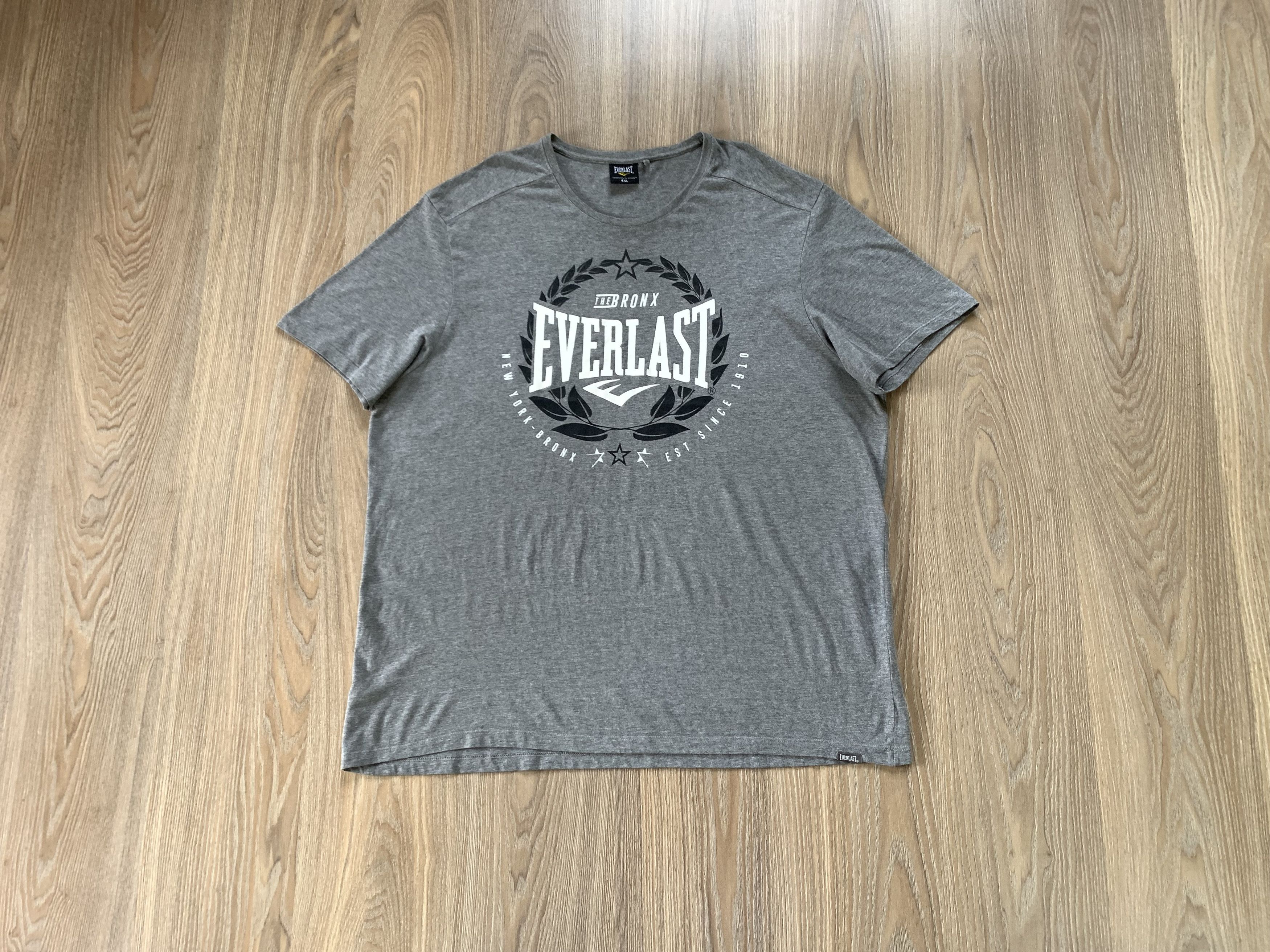 Everlast Everlast Grey Printed T Shirt Size US XXL / EU 58 / 5 - 1 Thumbnail