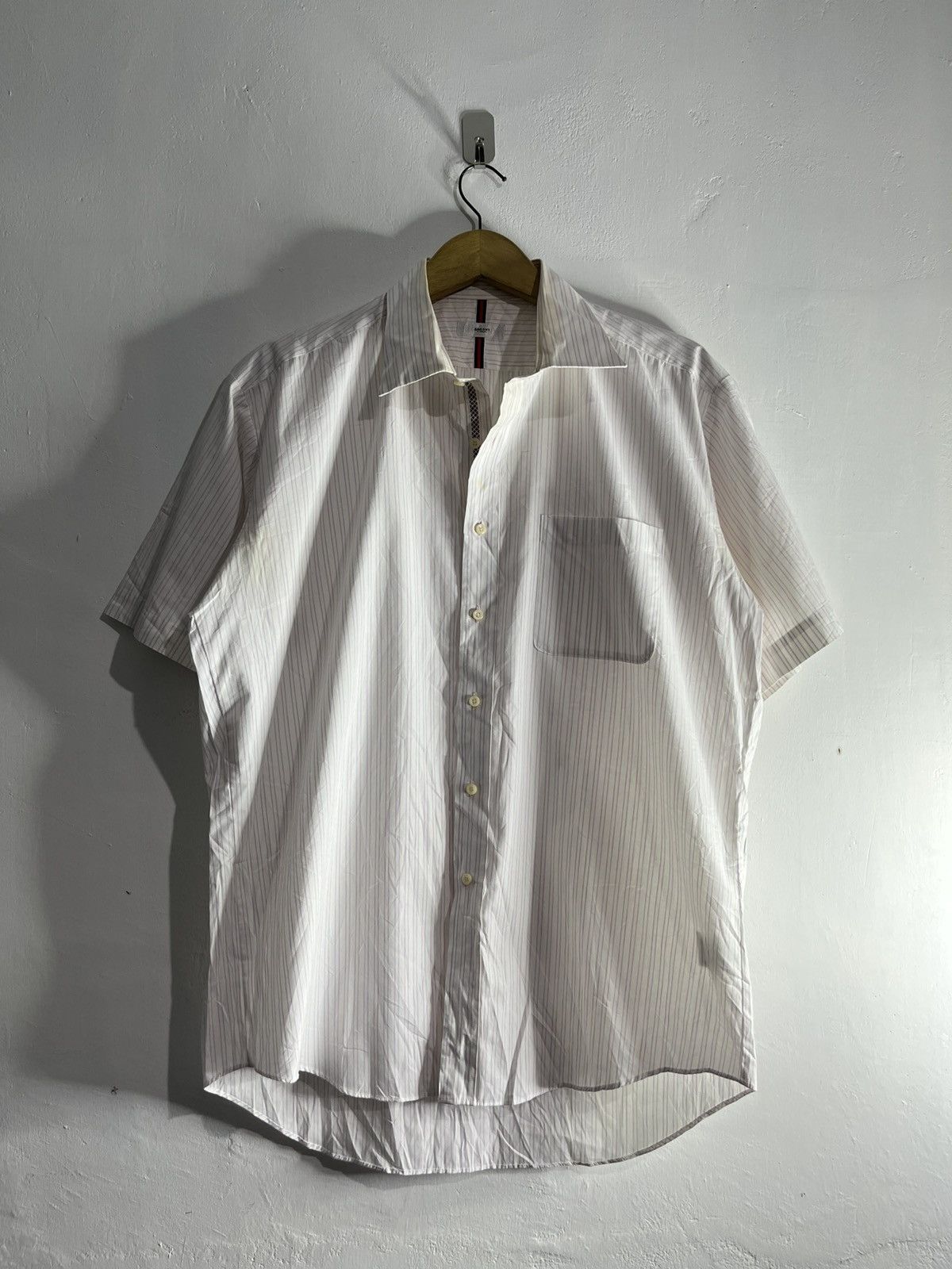 Y's 2000s y’saccs by yohji yamamoto striped shirt Size US XL / EU 56 / 4 - 4 Thumbnail