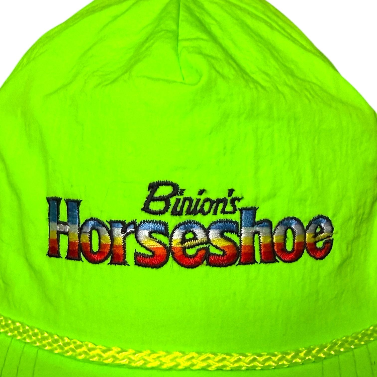 Other Vintage 90s Binion's Horseshoe Casino Las Vegas Nevada Hat Size ONE SIZE - 2 Thumbnail