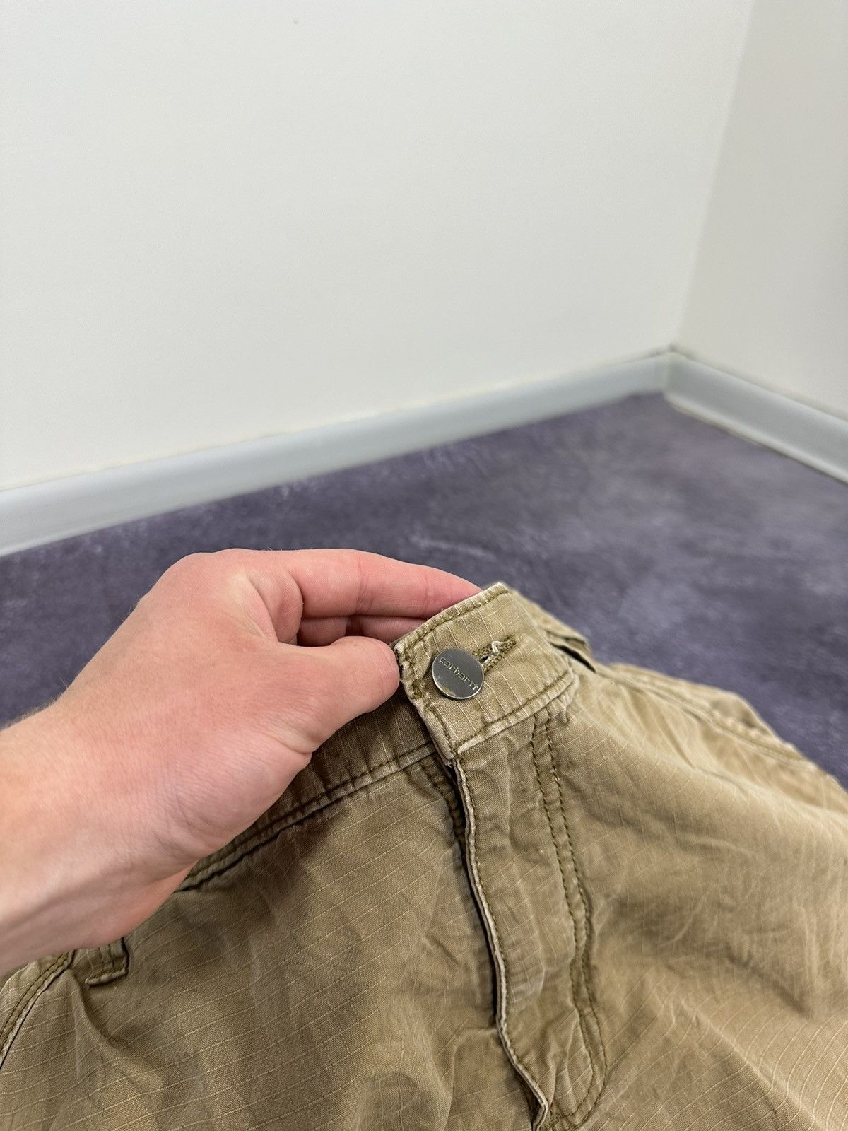 Carhartt Vintage Carhartt Cargo Baggy Distressed Opium USA Work Pants Size US 38 / EU 54 - 17 Thumbnail